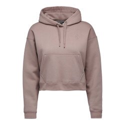 Black Diamond Crop PO Hoody Women's in Pale Mauve